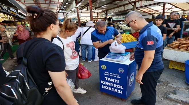 Buca'nın pazarlarında güvenli alışveriş dönemi
