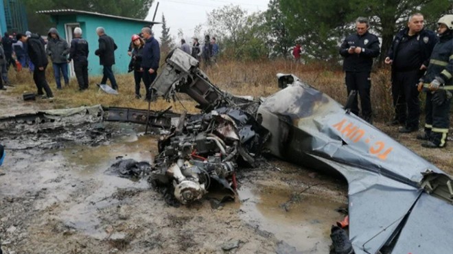 Bursa da tek motorlu uçak düştü: 2 ölü