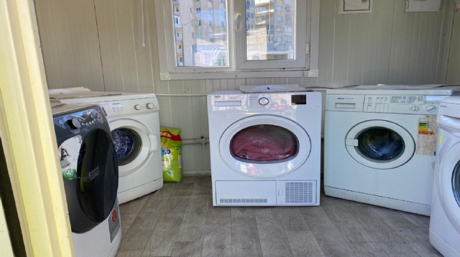 Büyükşehir den depremzedeler için 4 ayrı noktada çamaşırhane
