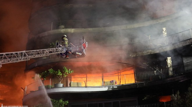 Büyükşehir den yangın raporu: İtfaiye 10 kişiyi kurtardı!