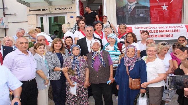 CHP Karşıyaka da seçim bürosu harekatı!