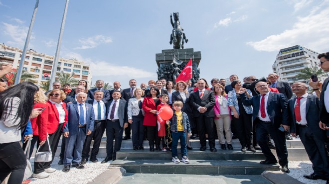 CHP den 23 Nisan töreni, başkanlardan 14 Mayıs mesajları!
