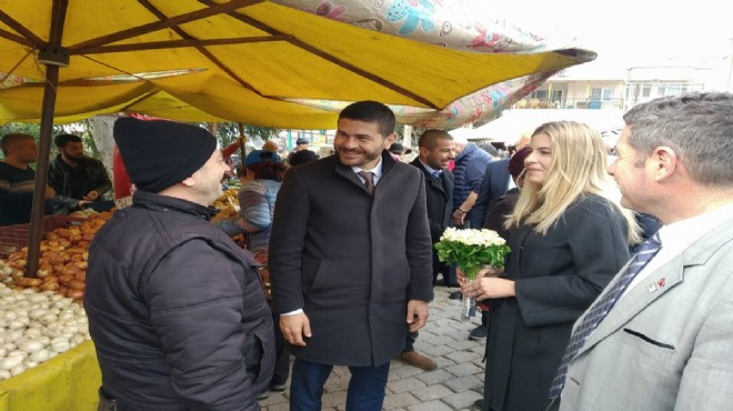 CHP li Gürbüz pazara indi, destek istedi