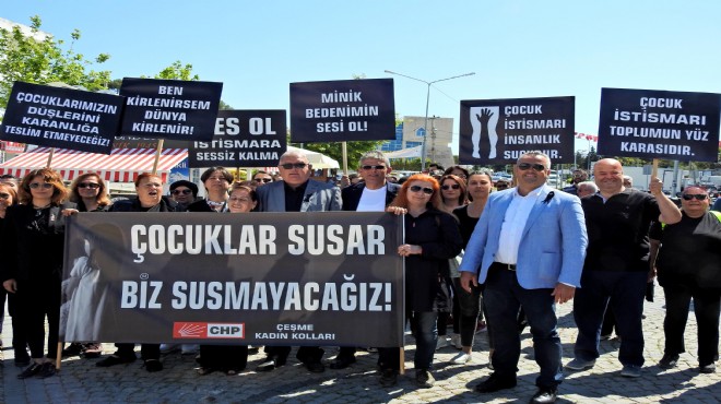 CHP li Kadınlar istismara karşı yürüdü