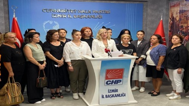 CHP'li kadınlardan İzmir'de açıklama: Eşitlik olmadan demokrasi olmaz