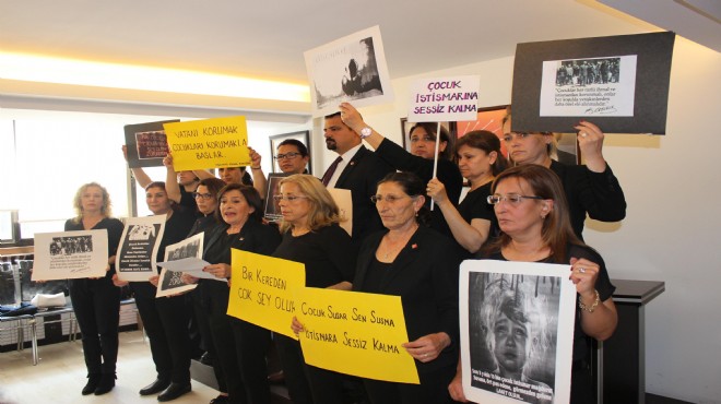 CHP li kadınlardan çocuk istismarına tepki