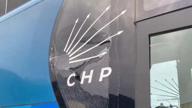 CHP nin miting otobüsüne saldırı! Valilikten açıklama