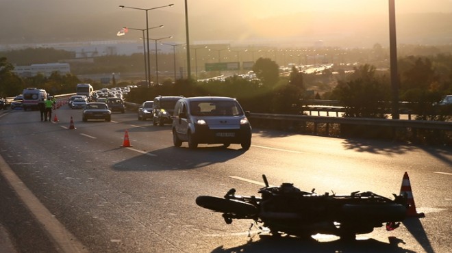 Çevreyolu nda feci kaza: Motosiklet sürücüsü öldü