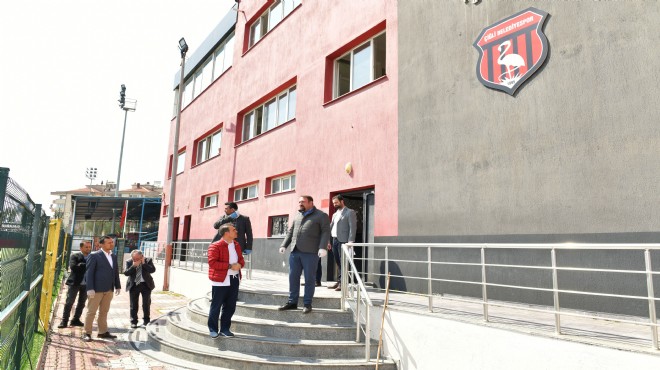 Çiğli Belediyesi spor tesisini sağlıkçılara açtı