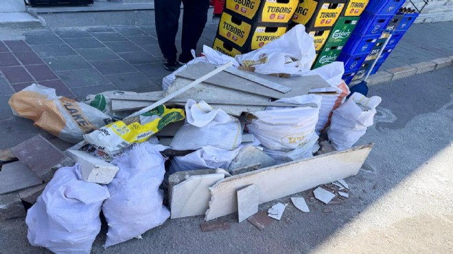 Çiğli'de kaçak moloz dökümüne geçit yok!
