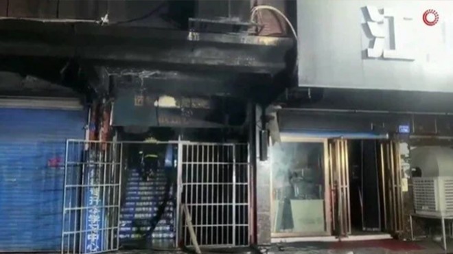 Çin de yangın faciası: 39 ölü