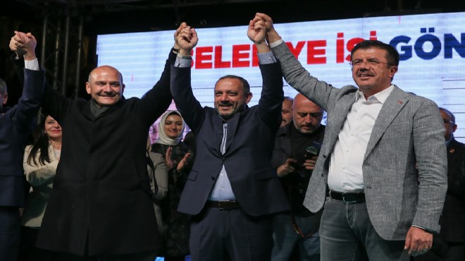 Cumhur İttifakı ndan Bayraklı mitingi: Soylu, Zeybekci ve Osmanoğlu ndan çarpıcı mesajlar!