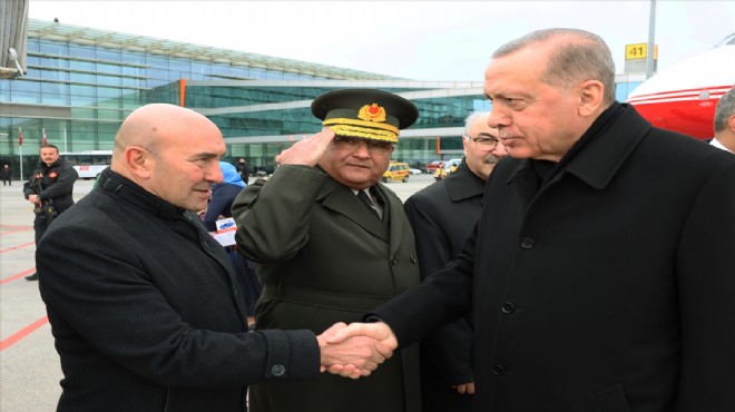 Cumhurbaşkanı Erdoğan, Aydın programı için İzmir de: Soyer ve Köşger karşıladı