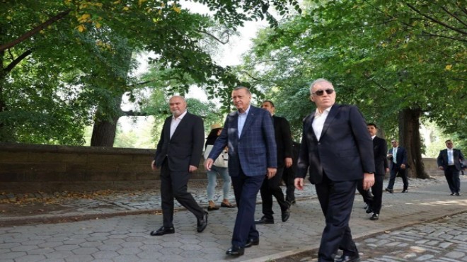 Cumhurbaşkanı Erdoğan Central Park ta yürüyüş yaptı