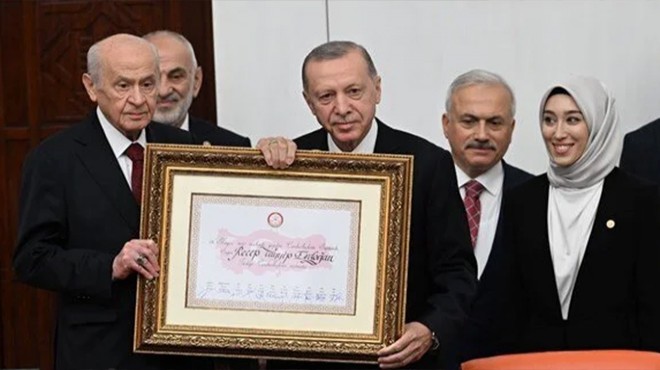 Cumhurbaşkanı Erdoğan Meclis te yemin etti
