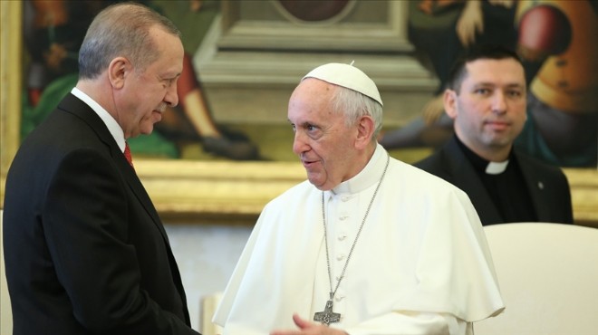 Cumhurbaşkanı Erdoğan, Papa ile Gazze yi konuştu