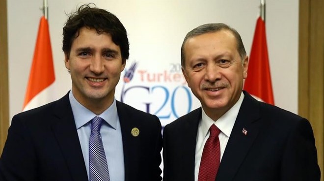 Cumhurbaşkanı Erdoğan, Trudeau ile görüştü