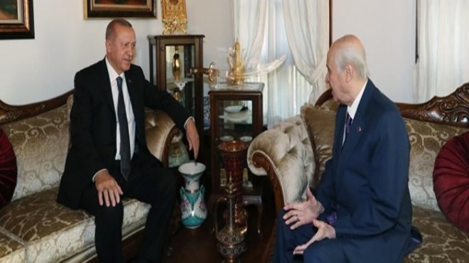 Cumhurbaşkanı Erdoğan dan Bahçeli ye evinde ziyaret