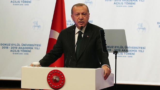 Cumhurbaşkanı Erdoğan dan İzmir de çarpıcı mesaj: Biz sağlam durunca...