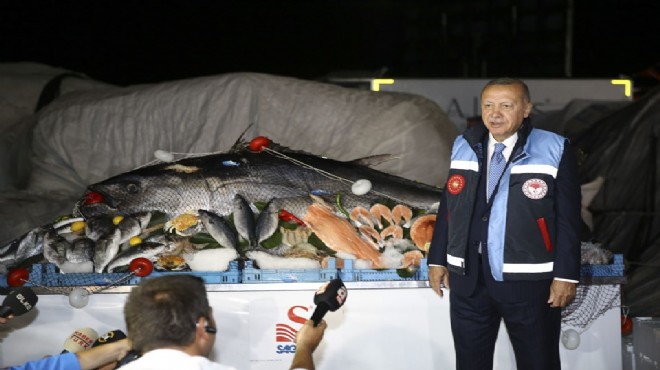 Cumhurbaşkanı Erdoğan denizde av sezonunu açtı