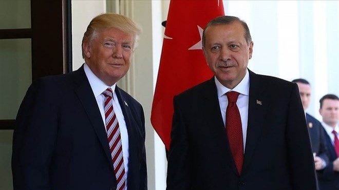 Cumhurbaşkanı Erdoğan ile Trump ile görüştü