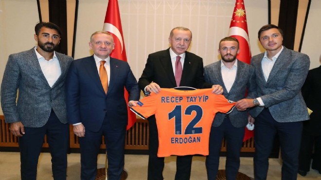 Erdoğan, şampiyon Başakşehir i kabul etti