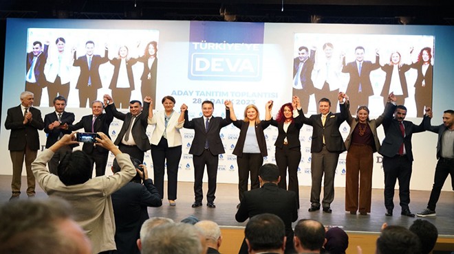 DEVA Partisi İzmir de 9 adayını açıkladı!