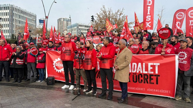DİSK'in Ankara'ya yürüyüşü başladı: Asgari ücret mesajı