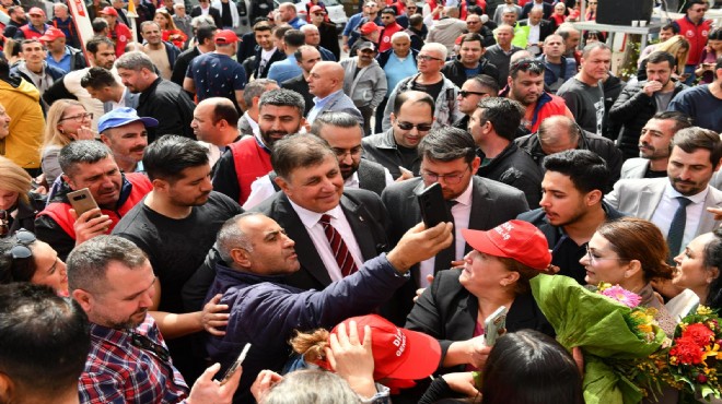 DİSK ten CHP adaylarına tam destek, Tugay dan  birleşe birleşe kazanacağız  mesajı!