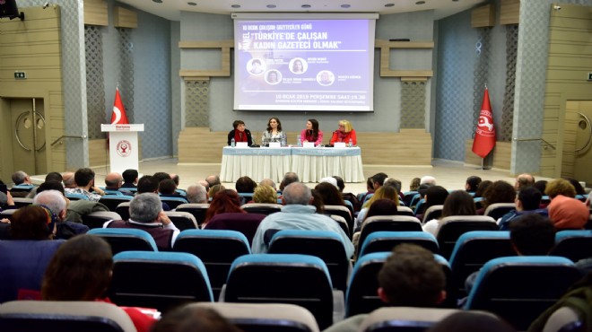 Deneyimli isimler Bornova da anlattı: Türkiye de kadın gazeteci olmak!