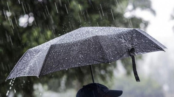 Dikkat! İzmir için kuvvetli yağış uyarısı
