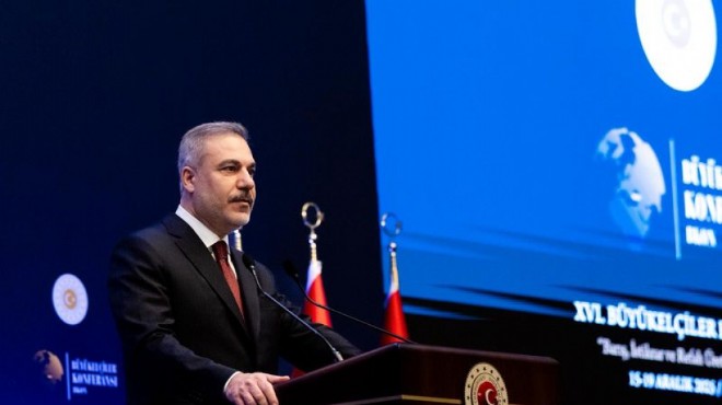 Dışişleri Bakanı Fidan'dan SDG'ye uyarı