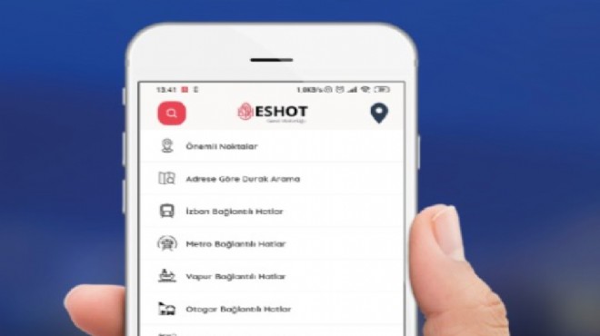 ESHOT mobil uygulama  güncellendi 