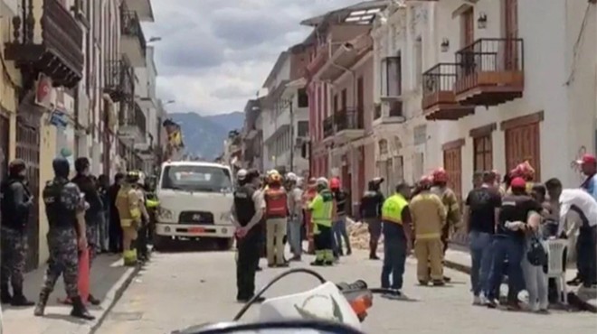 Ekvador'da 6,8 büyüklüğünde deprem