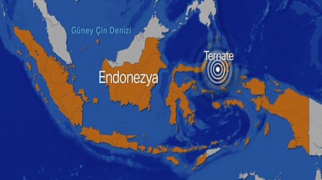 Endonezya da 7 büyüklüğünde deprem