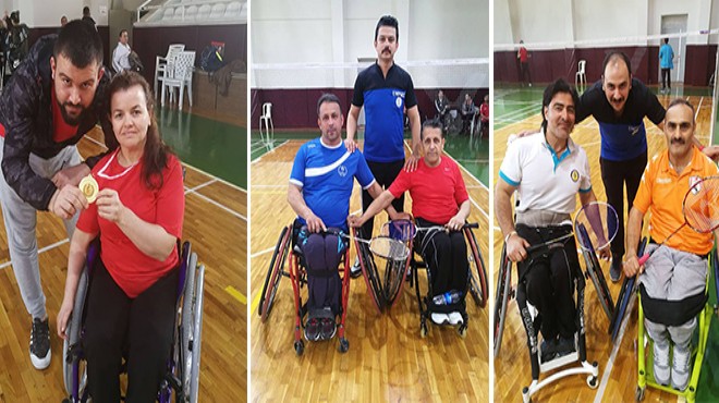 Engelli badmintonda Türkiye Şampiyonası na Buca damgası!