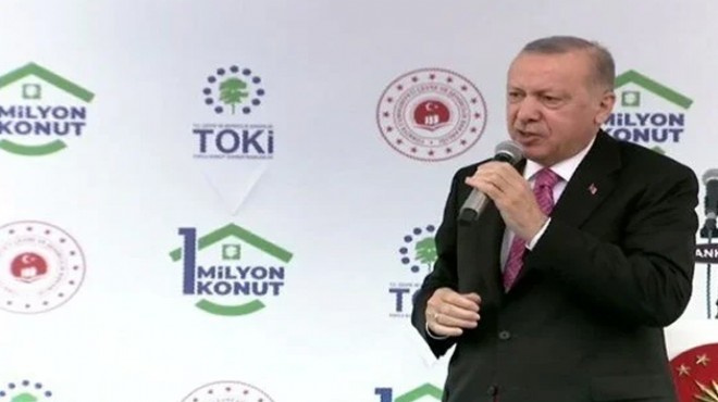 Erdoğan: 258 bin konut için kolları sıvadık