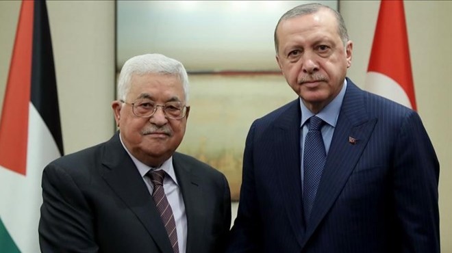 Erdoğan, Abbas ile sözde barış planını görüştü