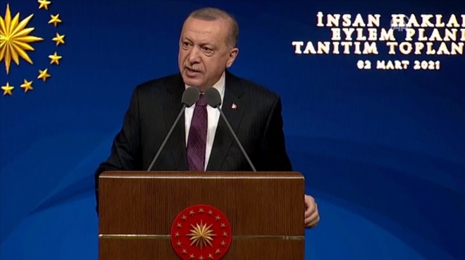 Erdoğan İnsan Hakları Eylem Planı açıkladı