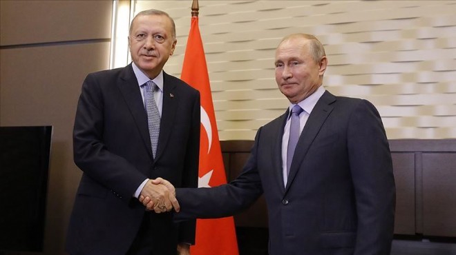 Erdoğan Putin ile Suriye yi görüştü