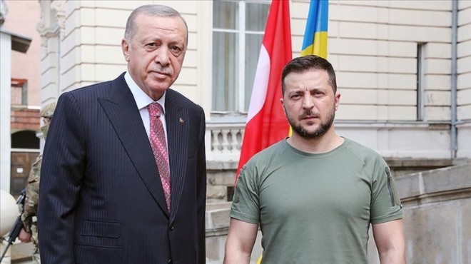 Erdoğan, Ukrayna lideri Zelenskiy le görüştü