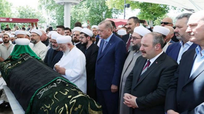 Erdoğan, Ustaosmanoğlu nun cenazesinde konuştu
