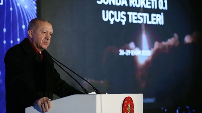 Erdoğan: Uydu fırlatma testleri ile 4 kez uzaya ulaştık