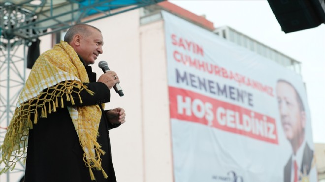 Erdoğan dan Menemen de ekonomi mesajları: Halkımızı yüksek faize ezdirmeyeceğiz!