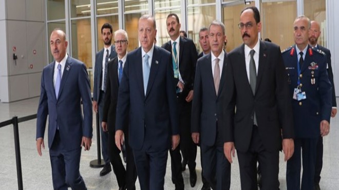 Erdoğan dan NATO zirvesinde kritik görüşmeler