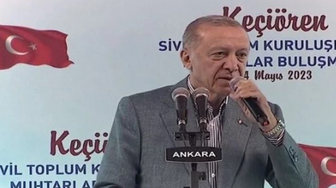 Erdoğan: Milletimiz onlara kırmızı kart gösterdi!