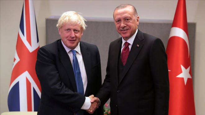 Erdoğan ile Johnson dan  harekat  görüşmesi