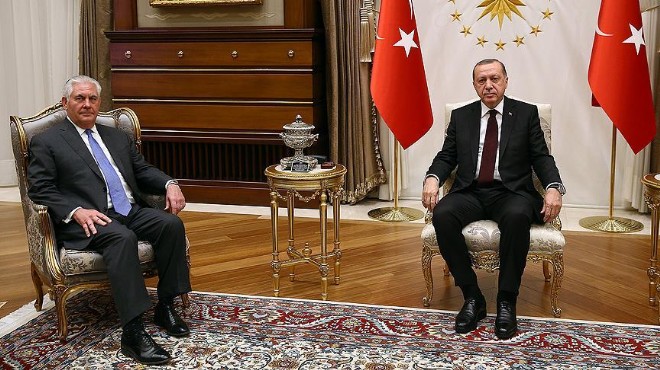 Erdoğan ile Tillerson dan 3.5 saatlik zirve!