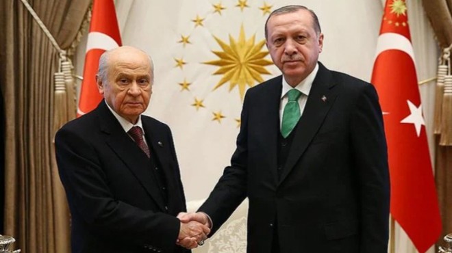 Erdoğan ve Bahçeli den  sürpriz  görüşme