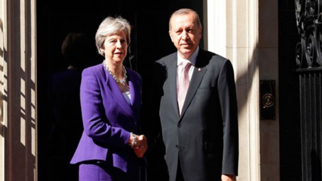 Erdoğan ve İngiltere Başbakanı May den açıklama